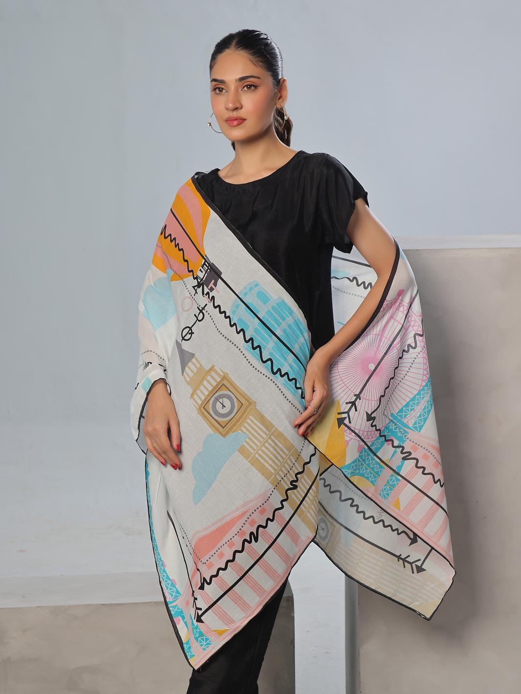 Zindagi Lawn Stole