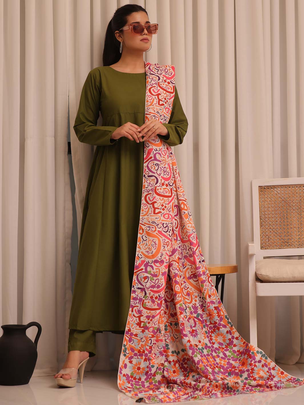 Mosaic Halwa Dupatta