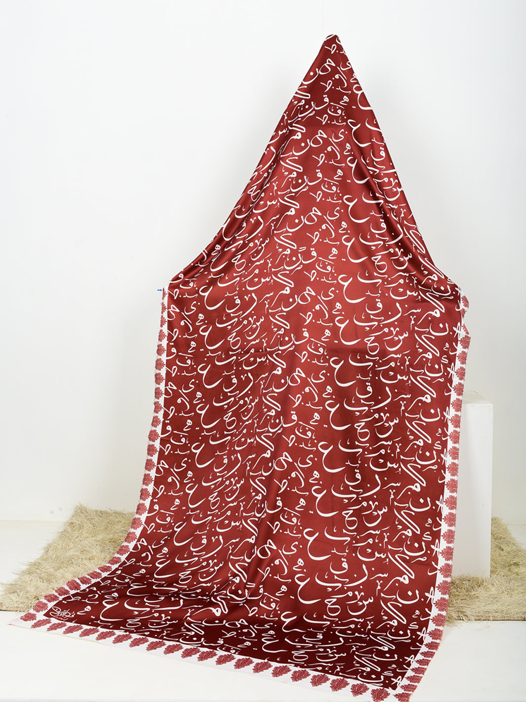 Be Qaida Voile Dupatta (Rust)