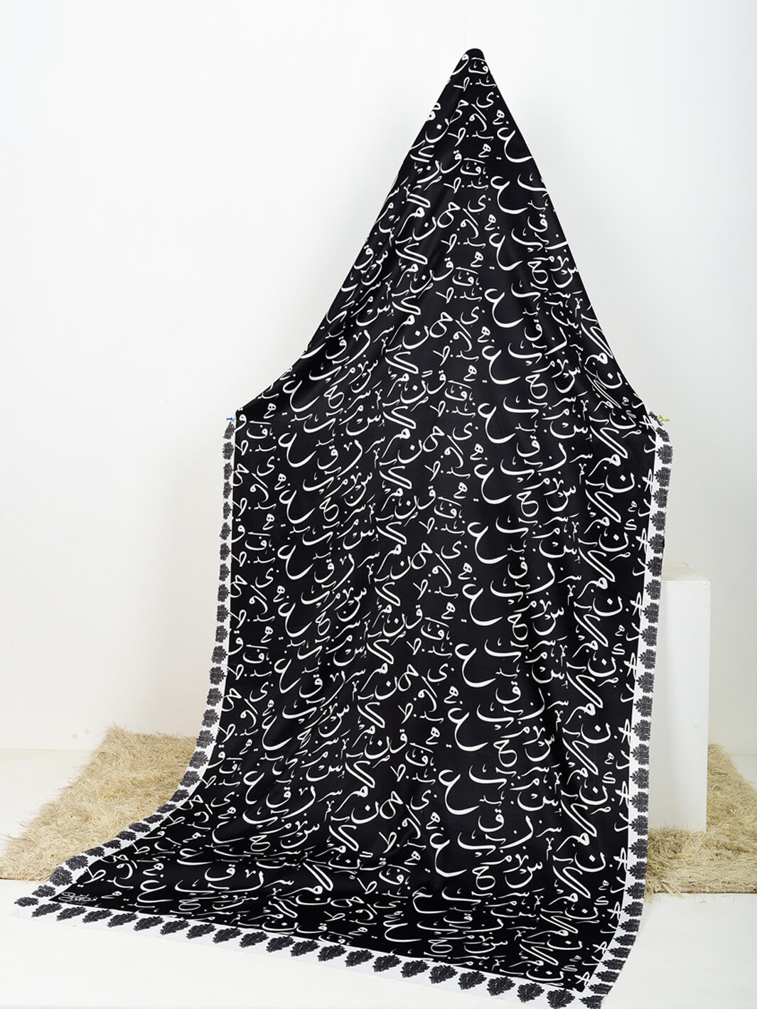 Be Qaida Silk Dupatta (Black)