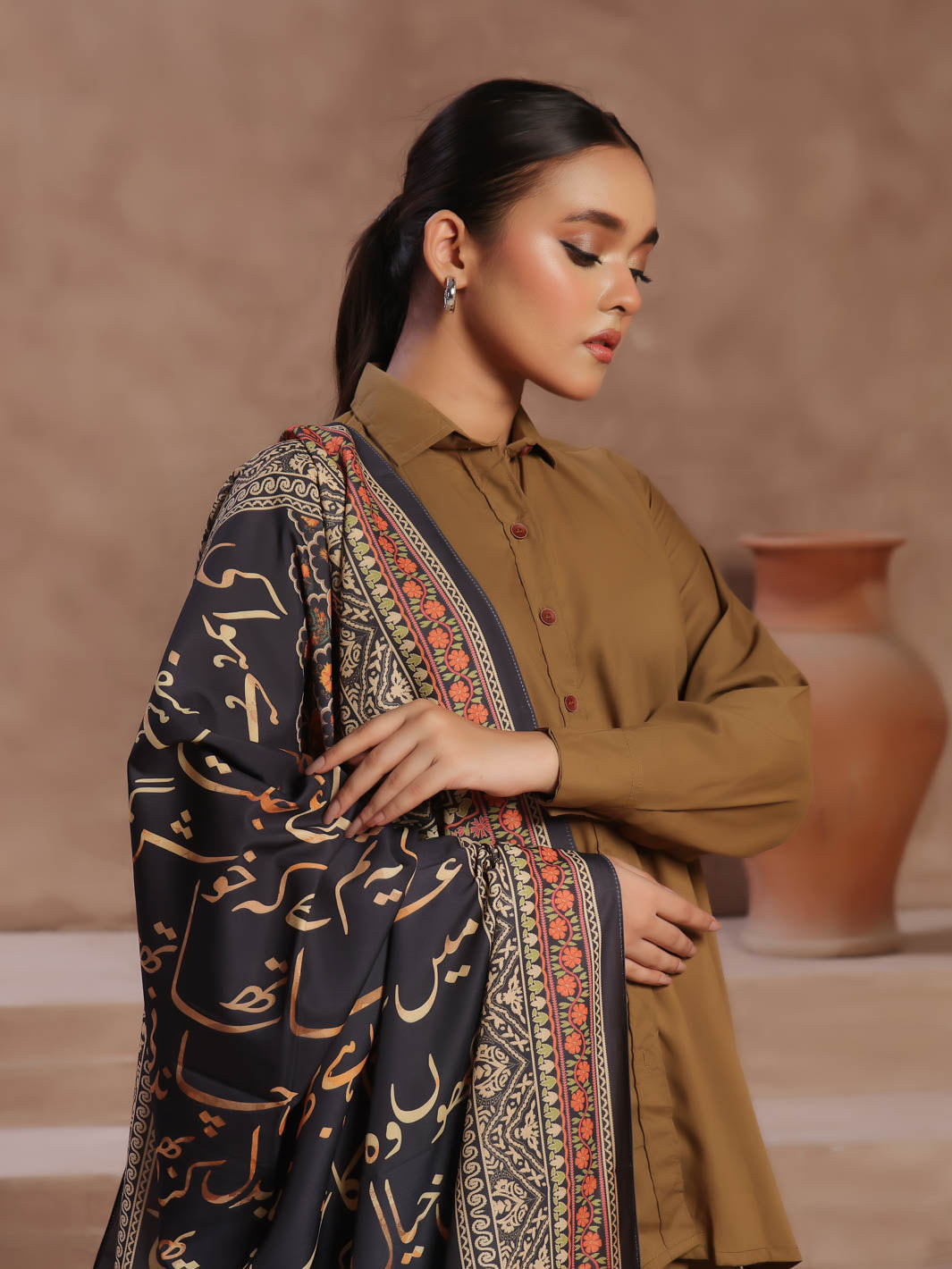 Yaqeen Dupatta (Black)
