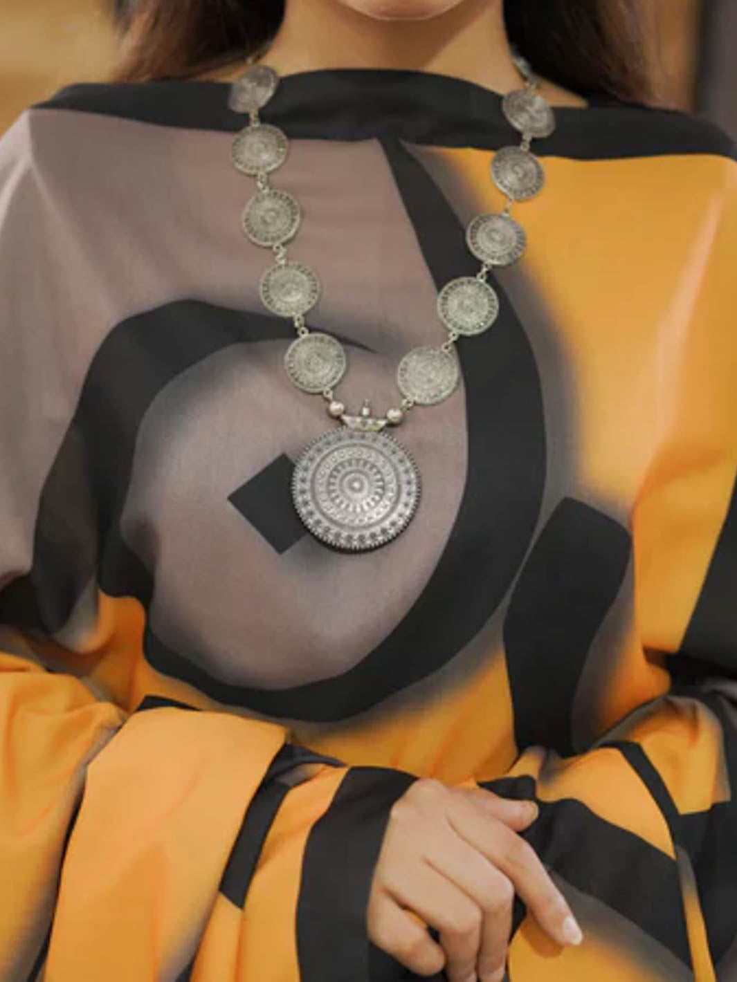 Huroof KI Mehfil Silk Dupatta