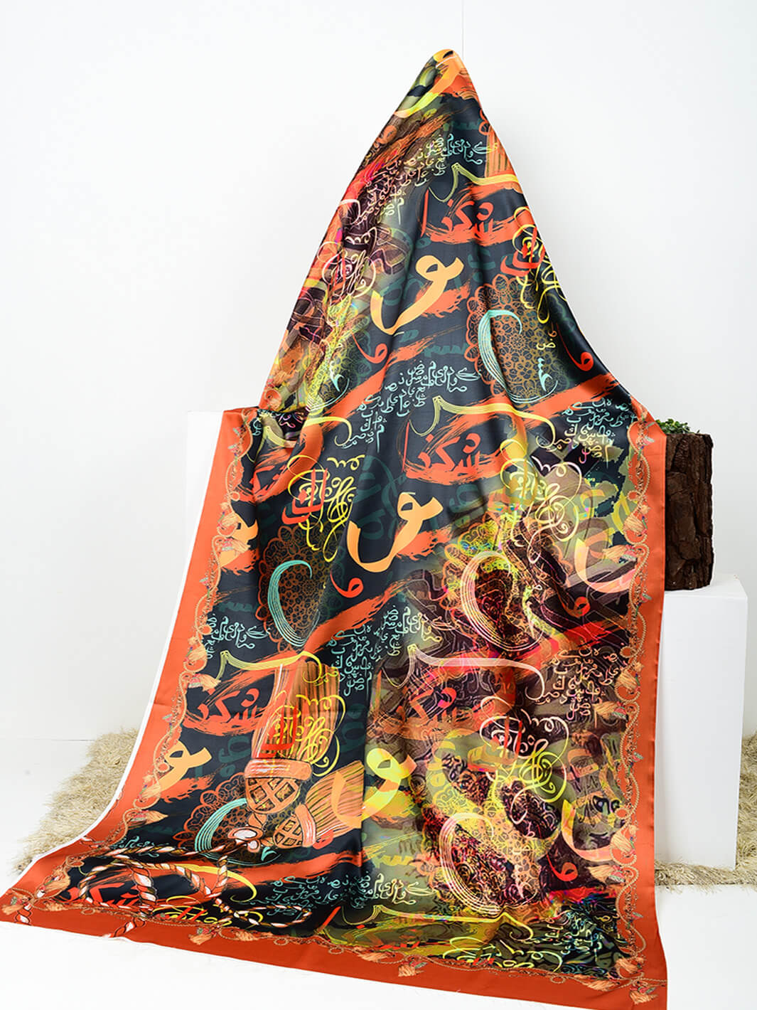 Rangeen Silk Dupatta