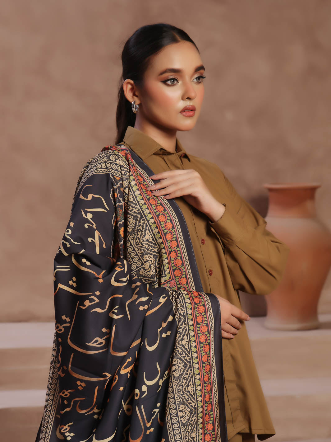 Yaqeen Dupatta (Black)