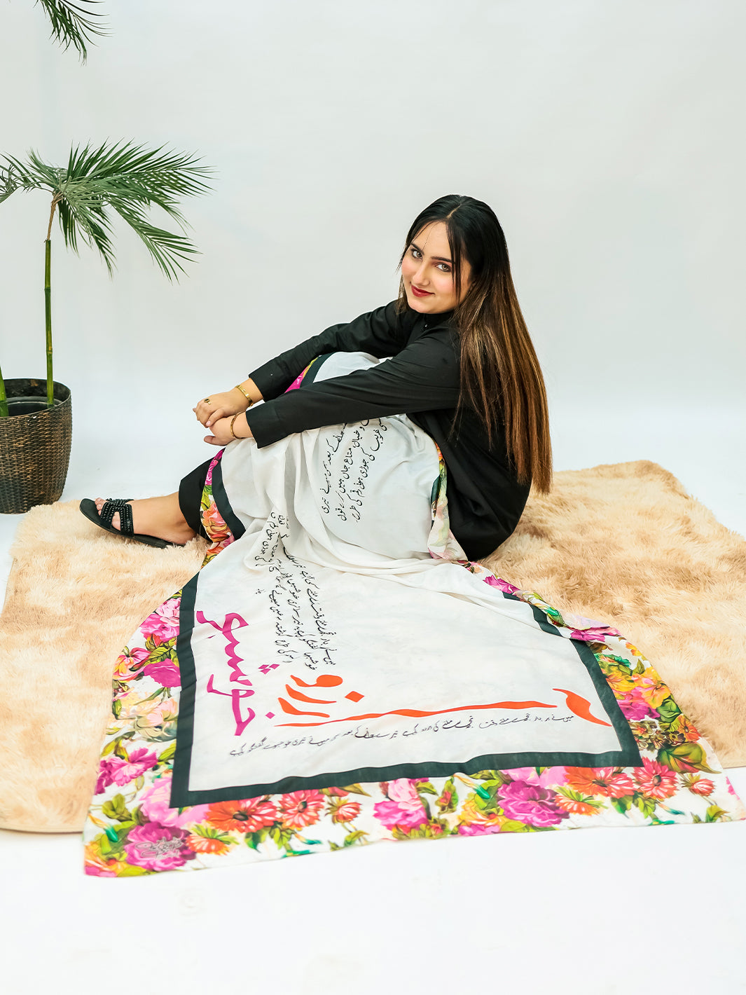 Khushboo Dupatta (White)