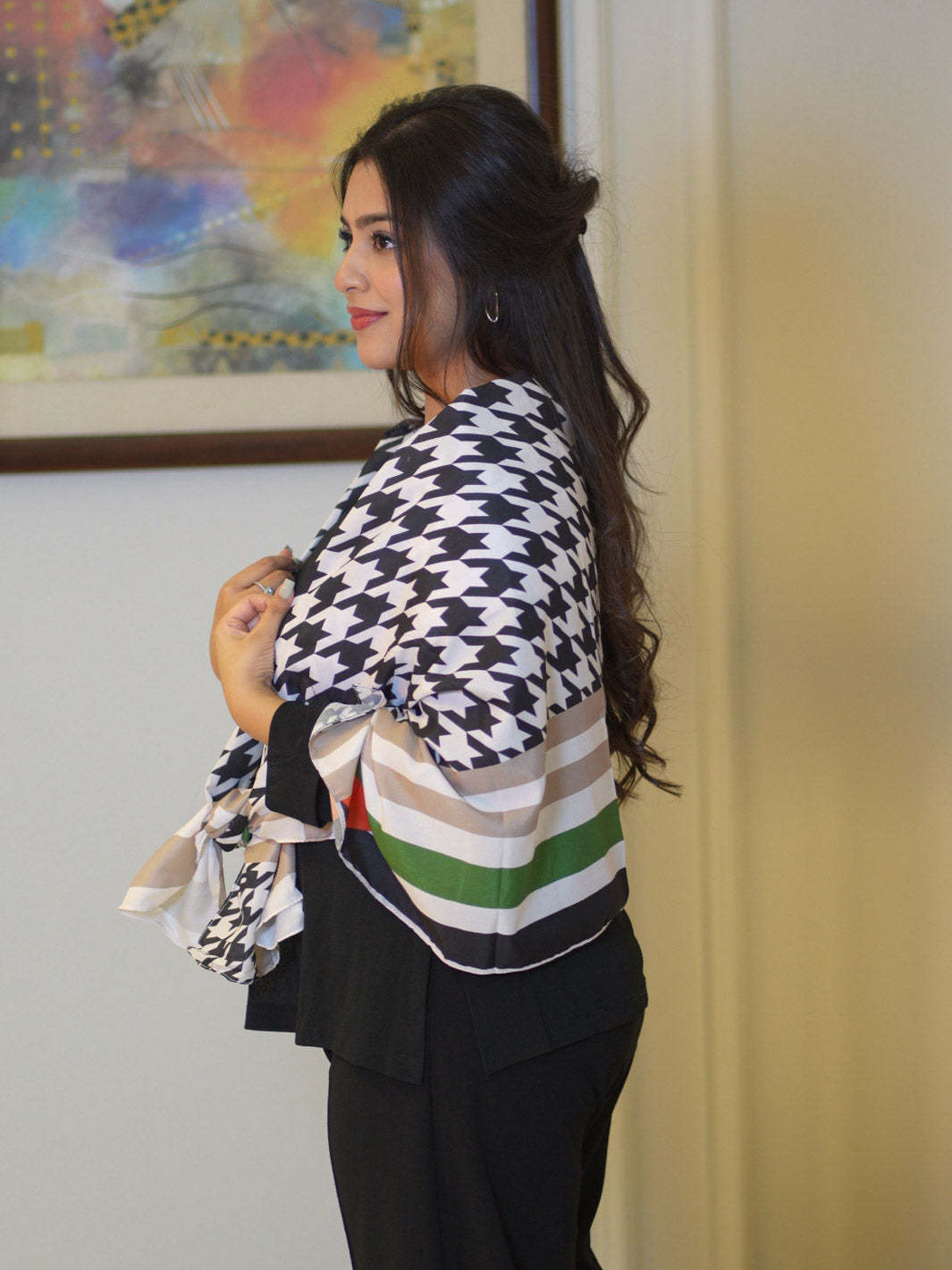 Palestine B&W Dupatta (Multi)