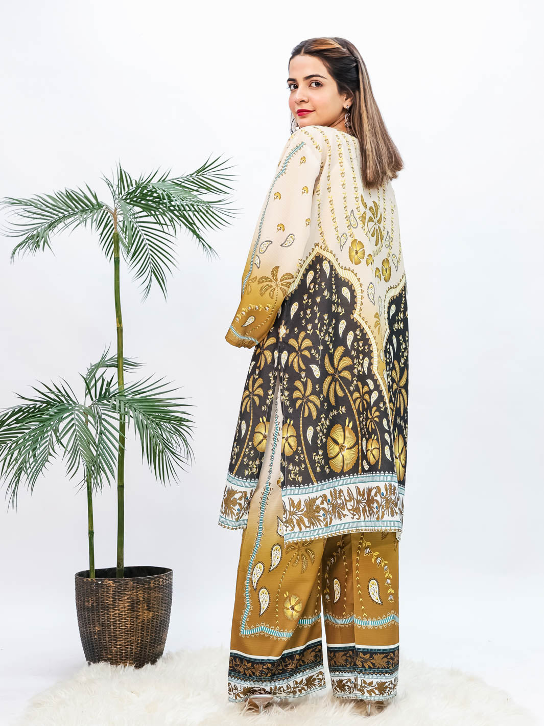 Olive Whisper Winter Co-Ord Set