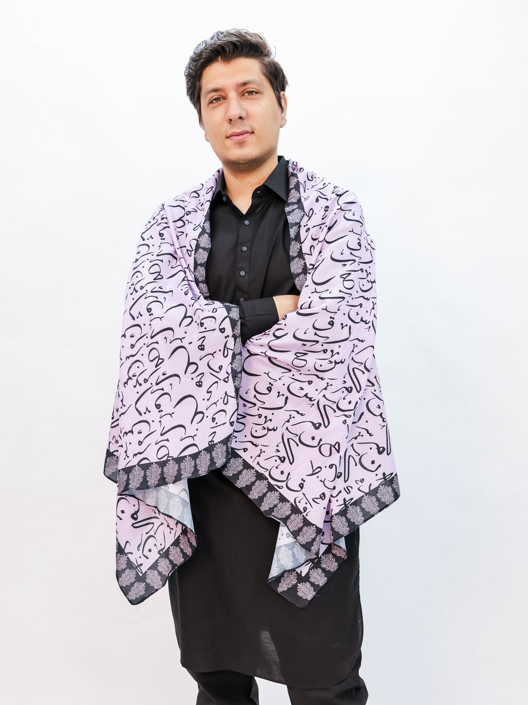 Be Qaida Stole (Lilac-Men)