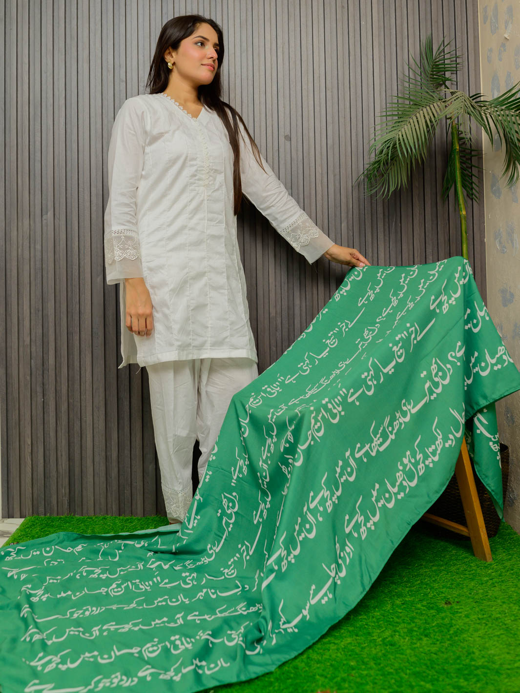 Jahan Dupatta (Green)