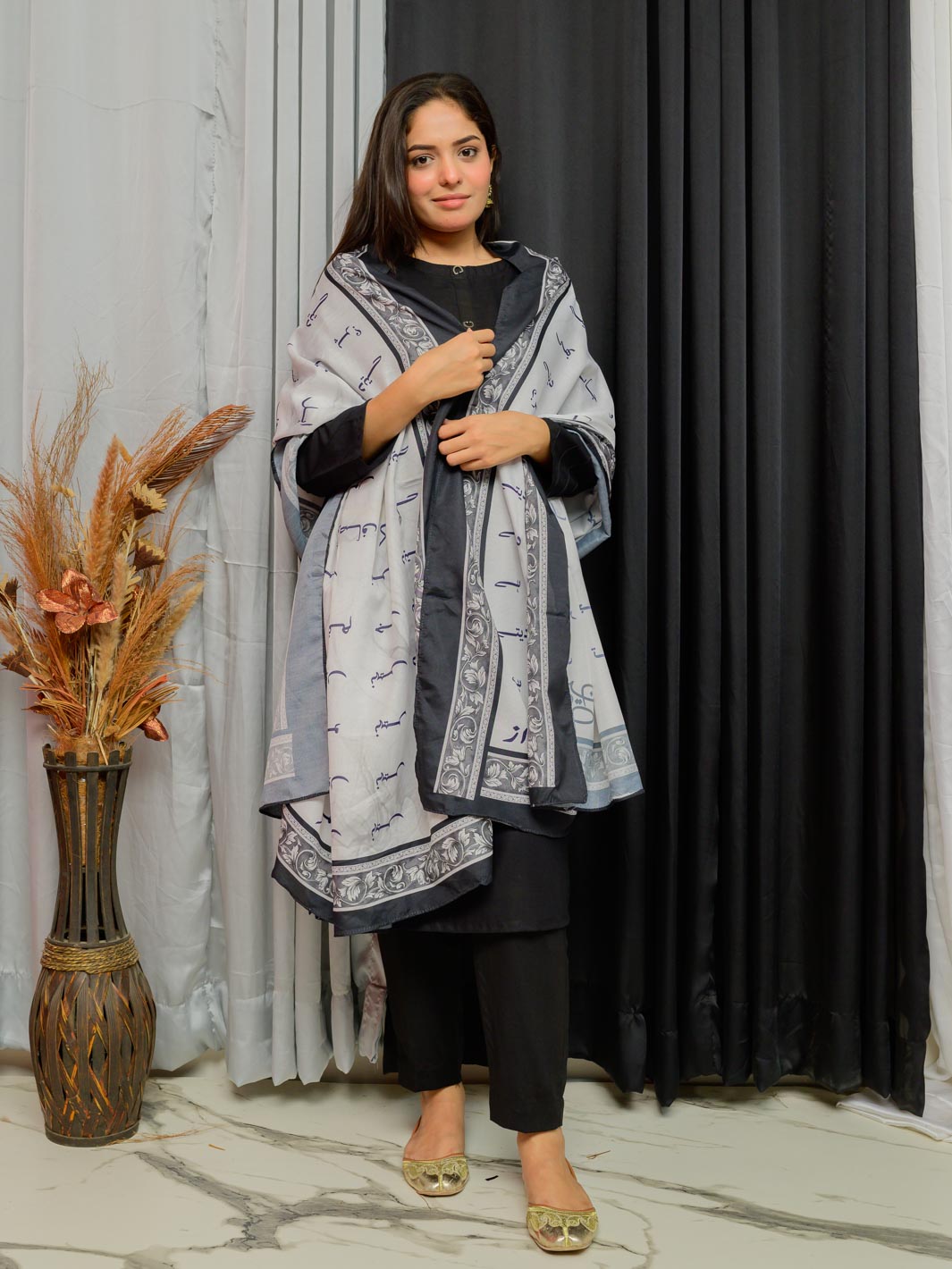 Faraz Dupatta(White)