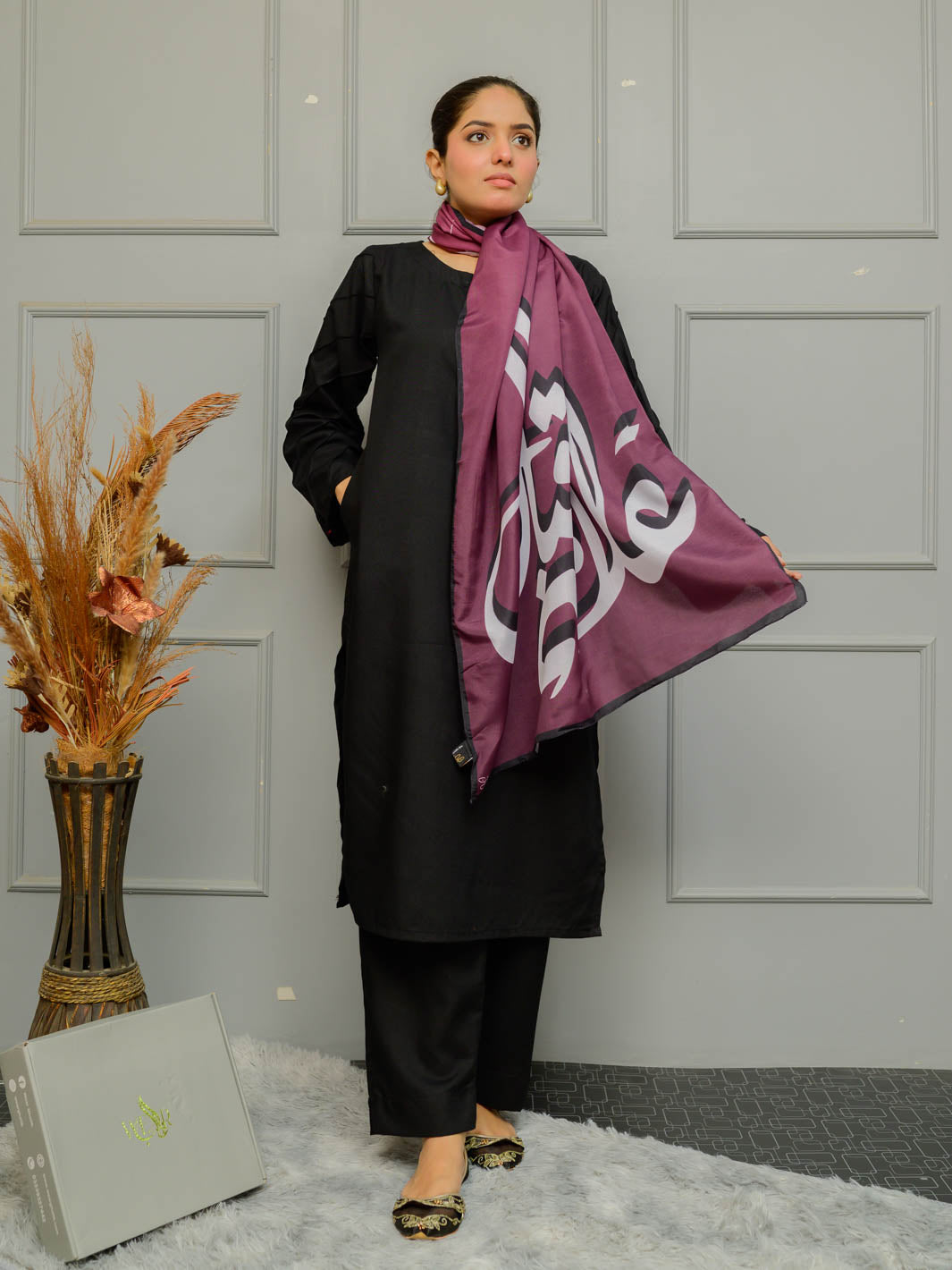 Iqbal ka Andaz Stole (Maroon)