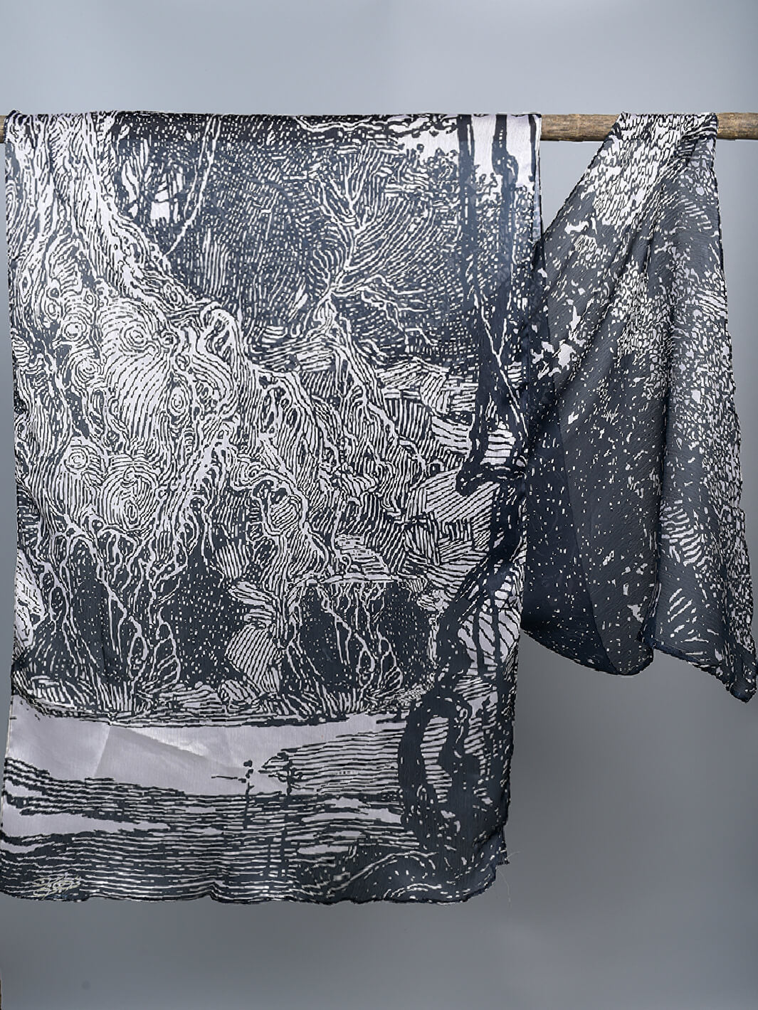 Forest Stole (Black)