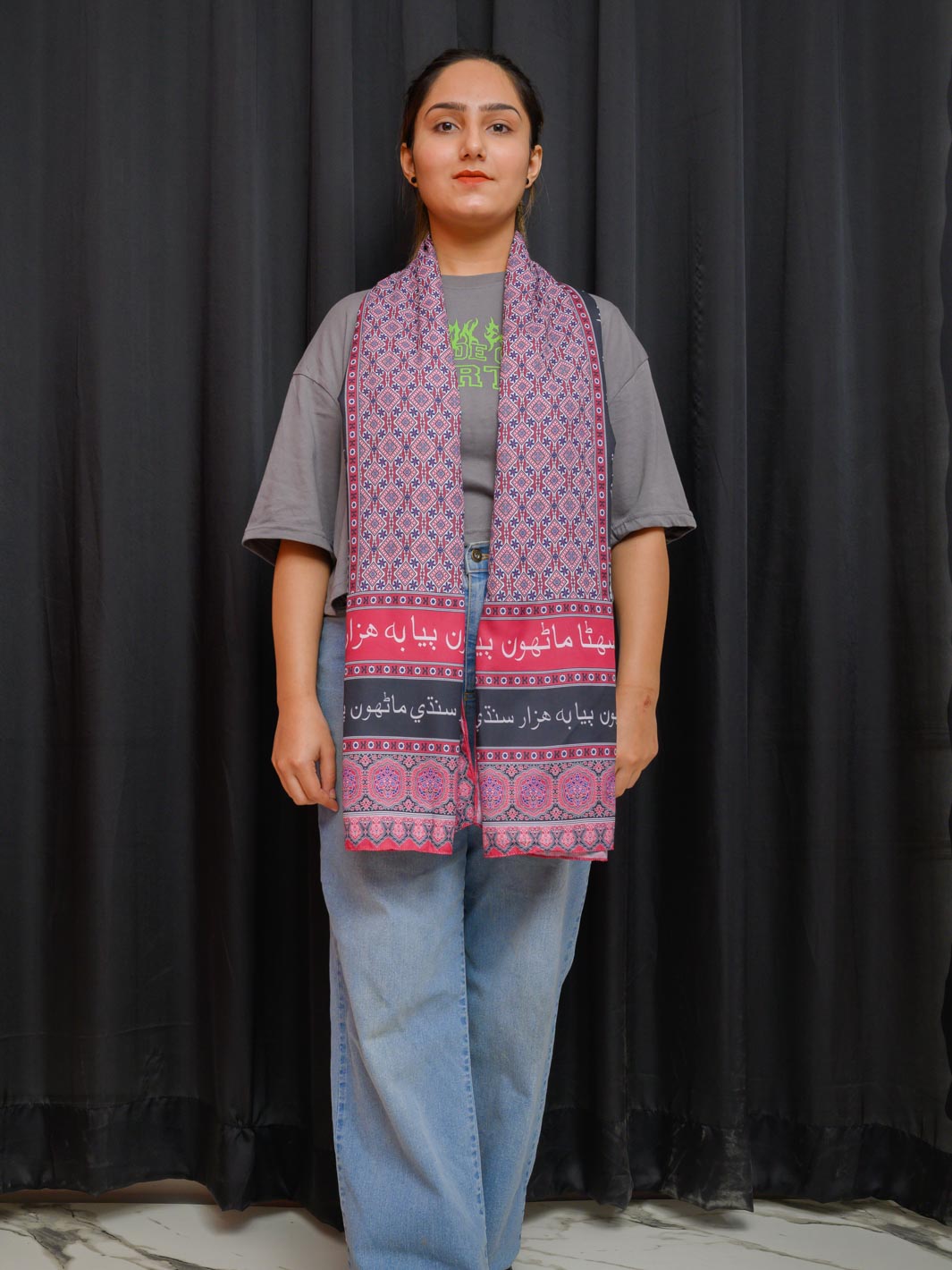 Sindhi Ajrak Stole