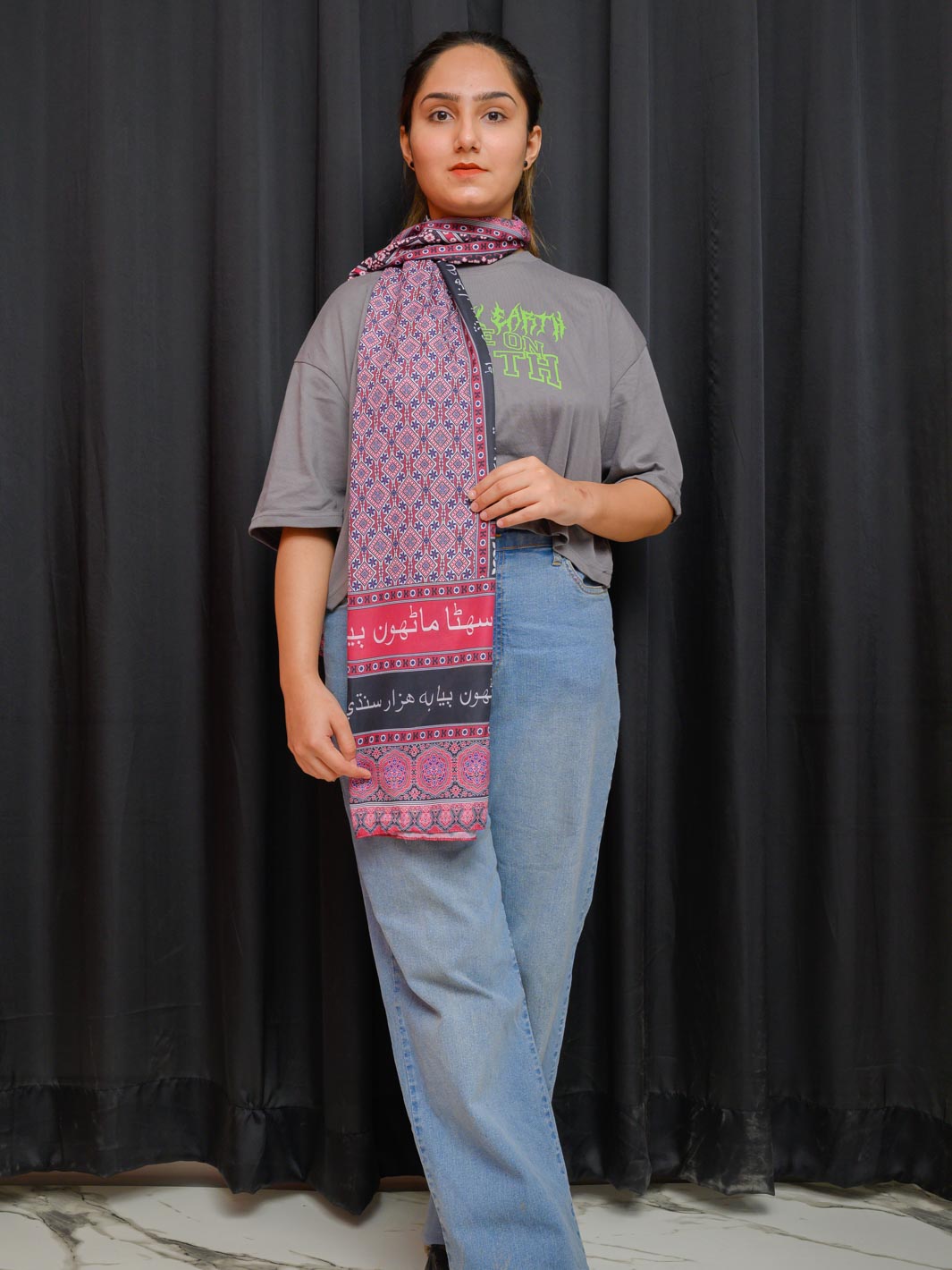 Sindhi Ajrak Stole