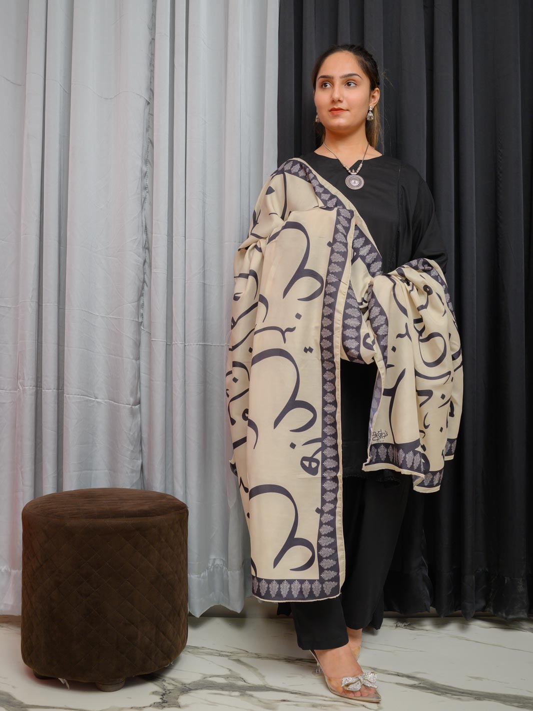 Huroof V2 Dupatta (skin)