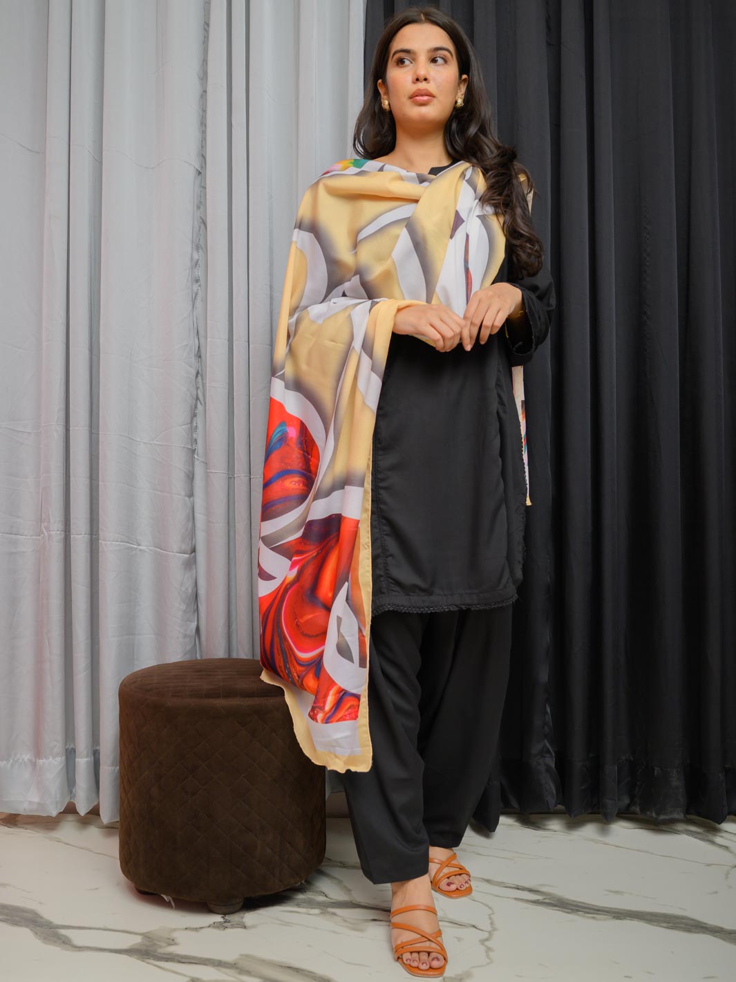Gulzaar Dupatta (Yellow)