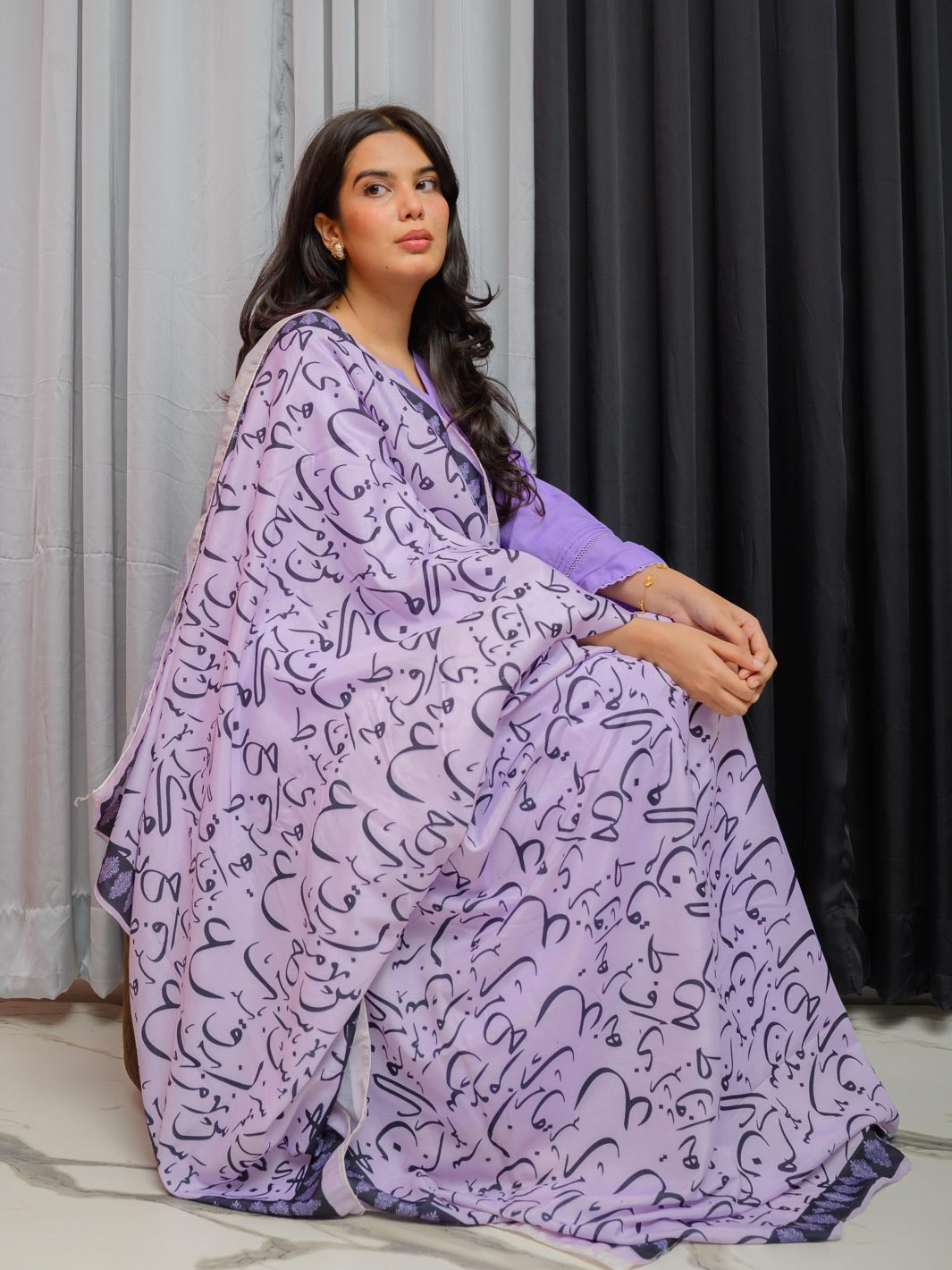 Be qaida Duptta (Lilac)