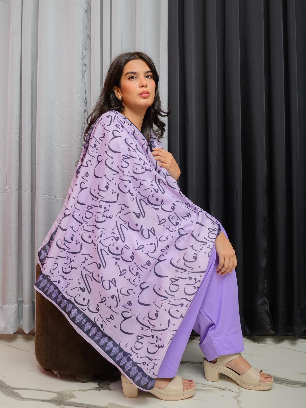 Be qaida Duptta (Lilac)