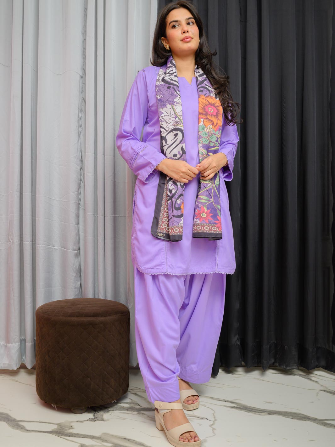 Kamal Stole (Purple)
