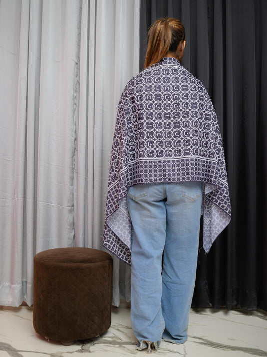 jaan e Huroof Stole (Black)