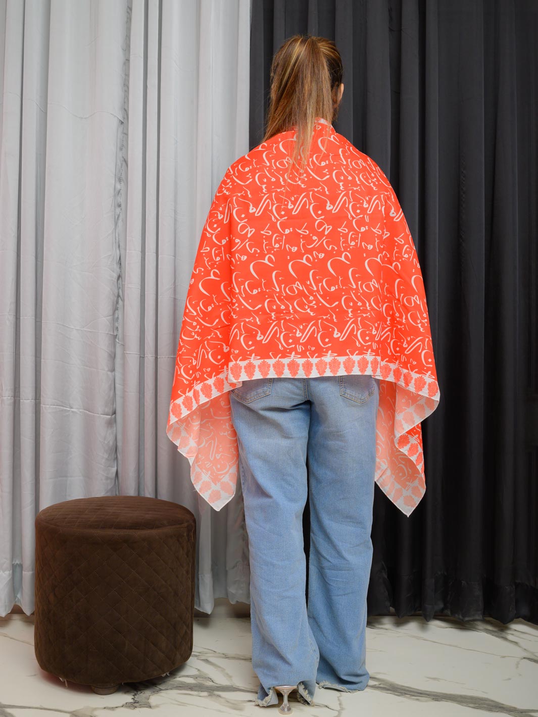 Be Qaida Stole (Orange)