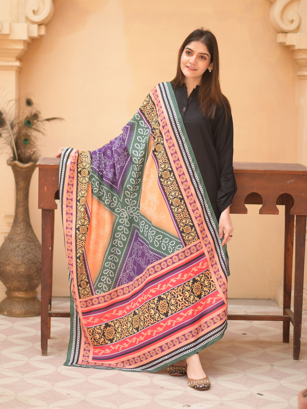 Chundri Silk Dupatta