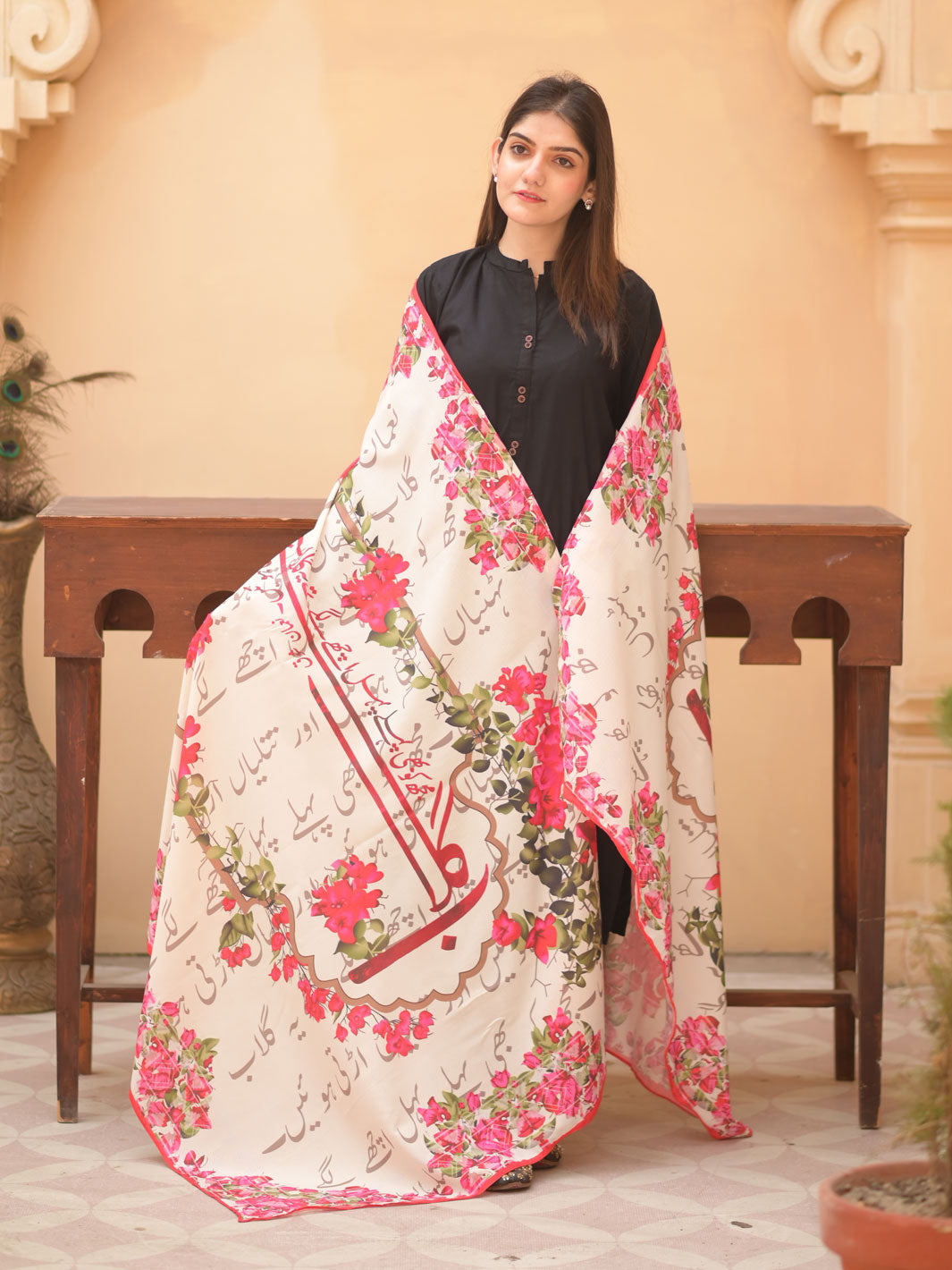 Gulaab Odhni (Beige)