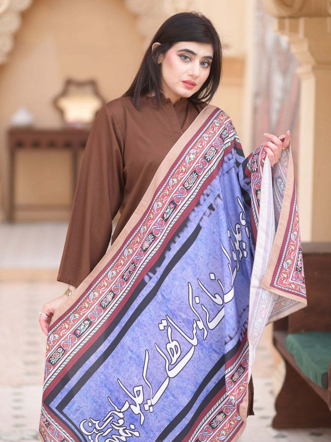 Dosti Stole (lilac)