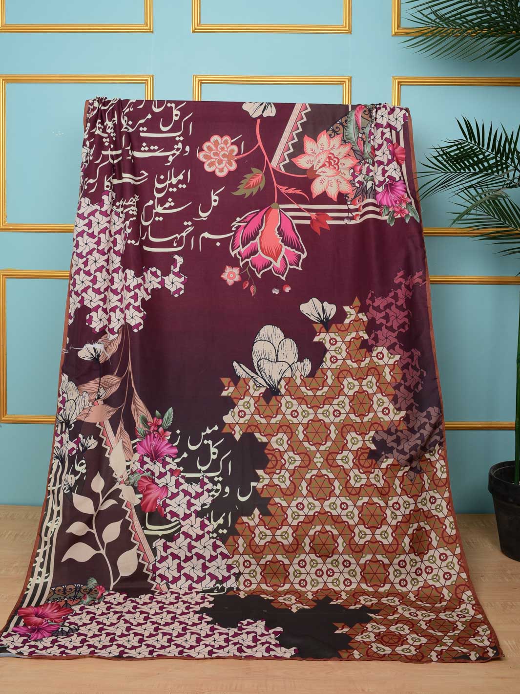 Yaad Dupatta (Maroon)