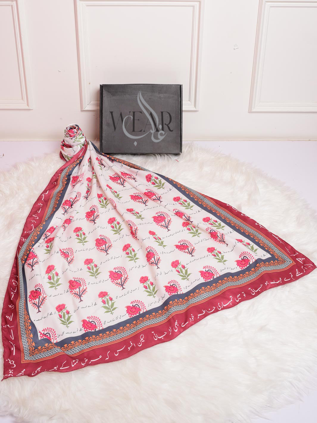 Khudse Dupatta (Milky White)