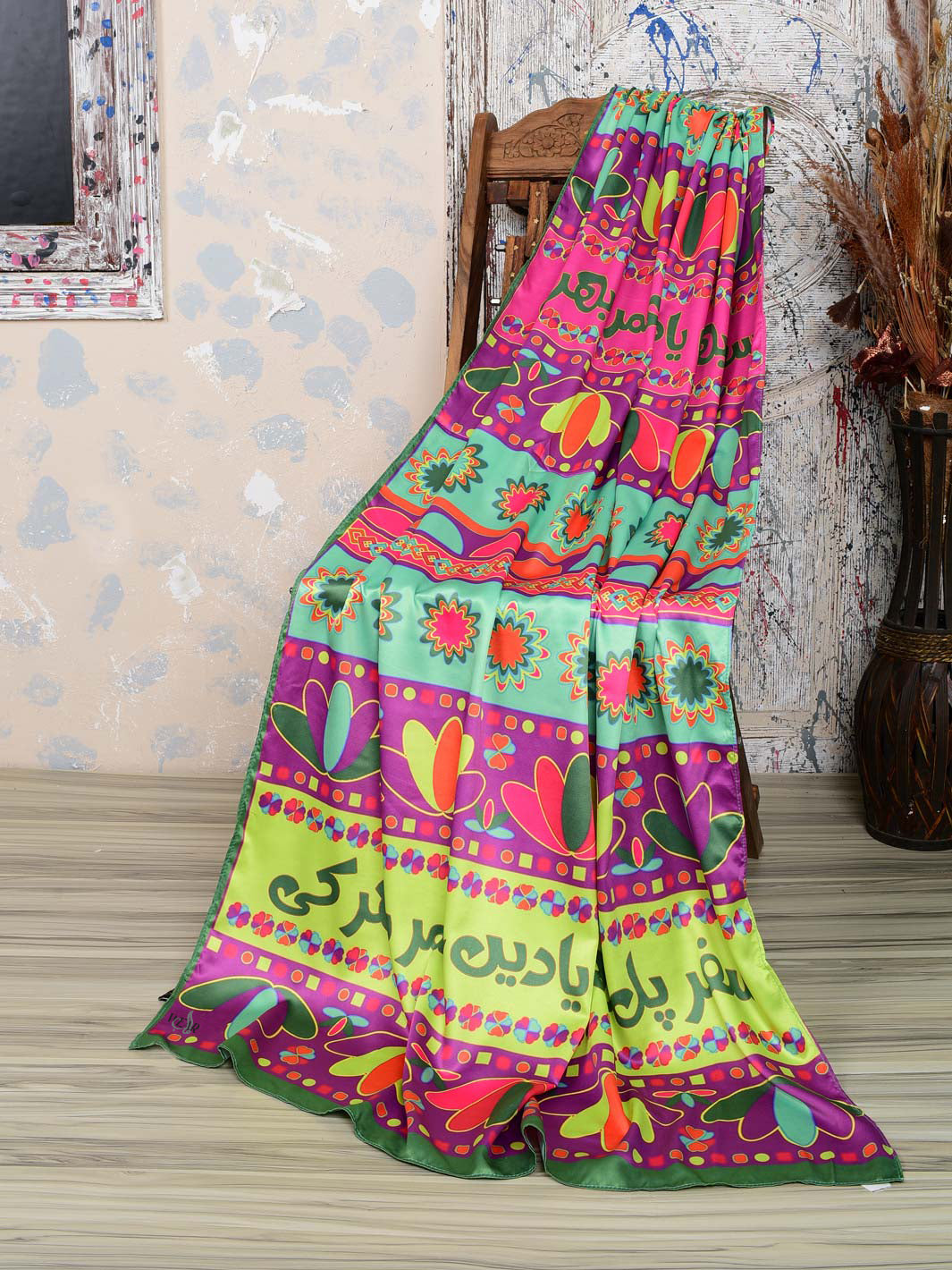 Saqafati Truck Art Silk Dupatta