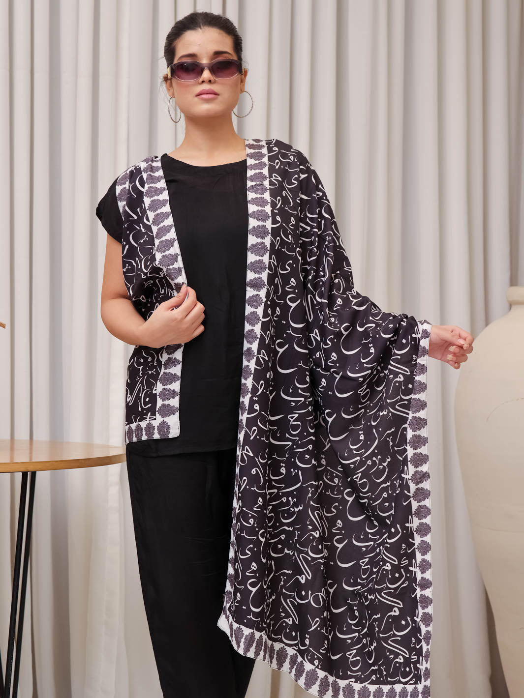 Be Qaida Dupatta (Black)