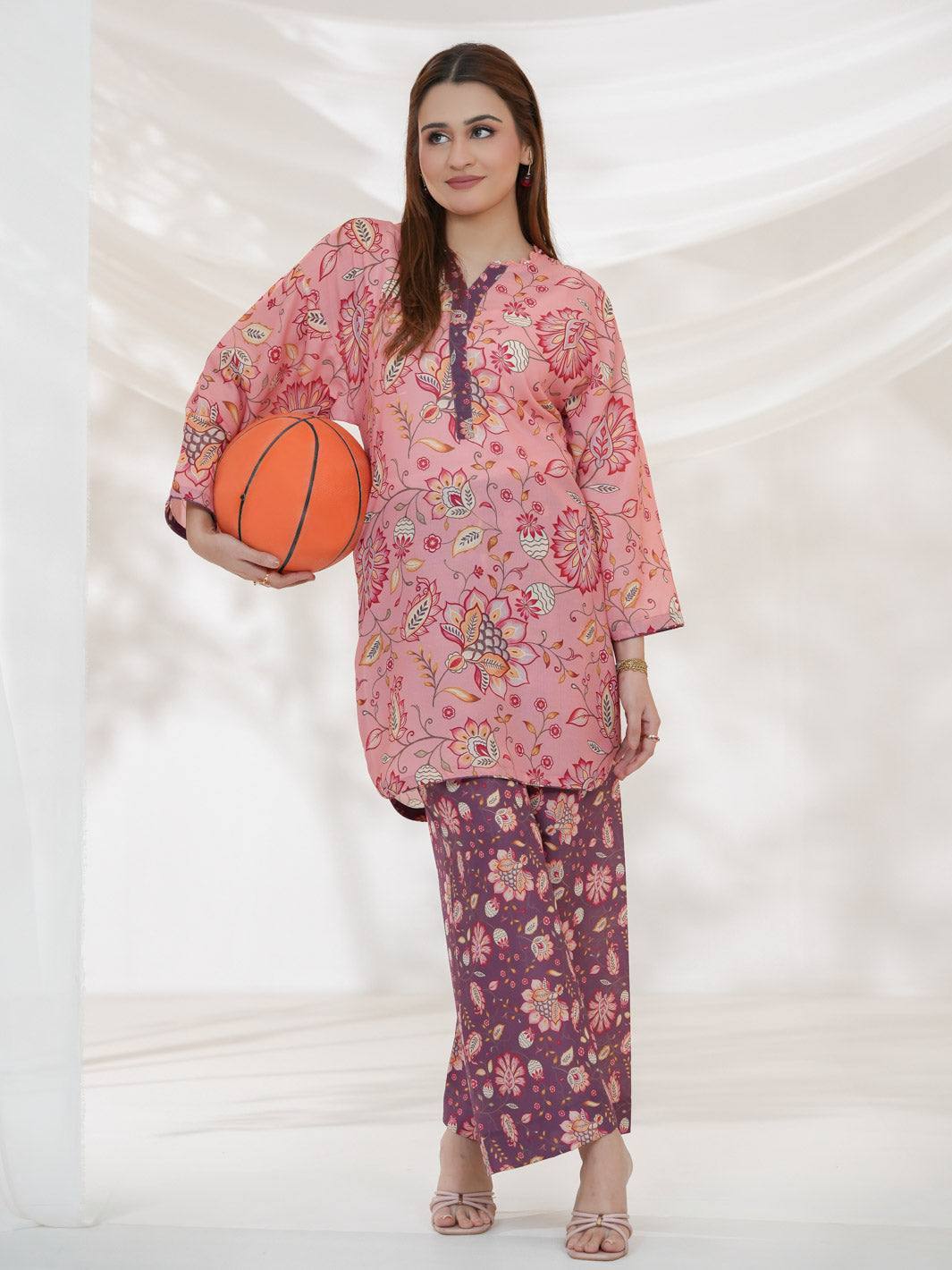Arshi Co-Ord Set (Dusty Rose)