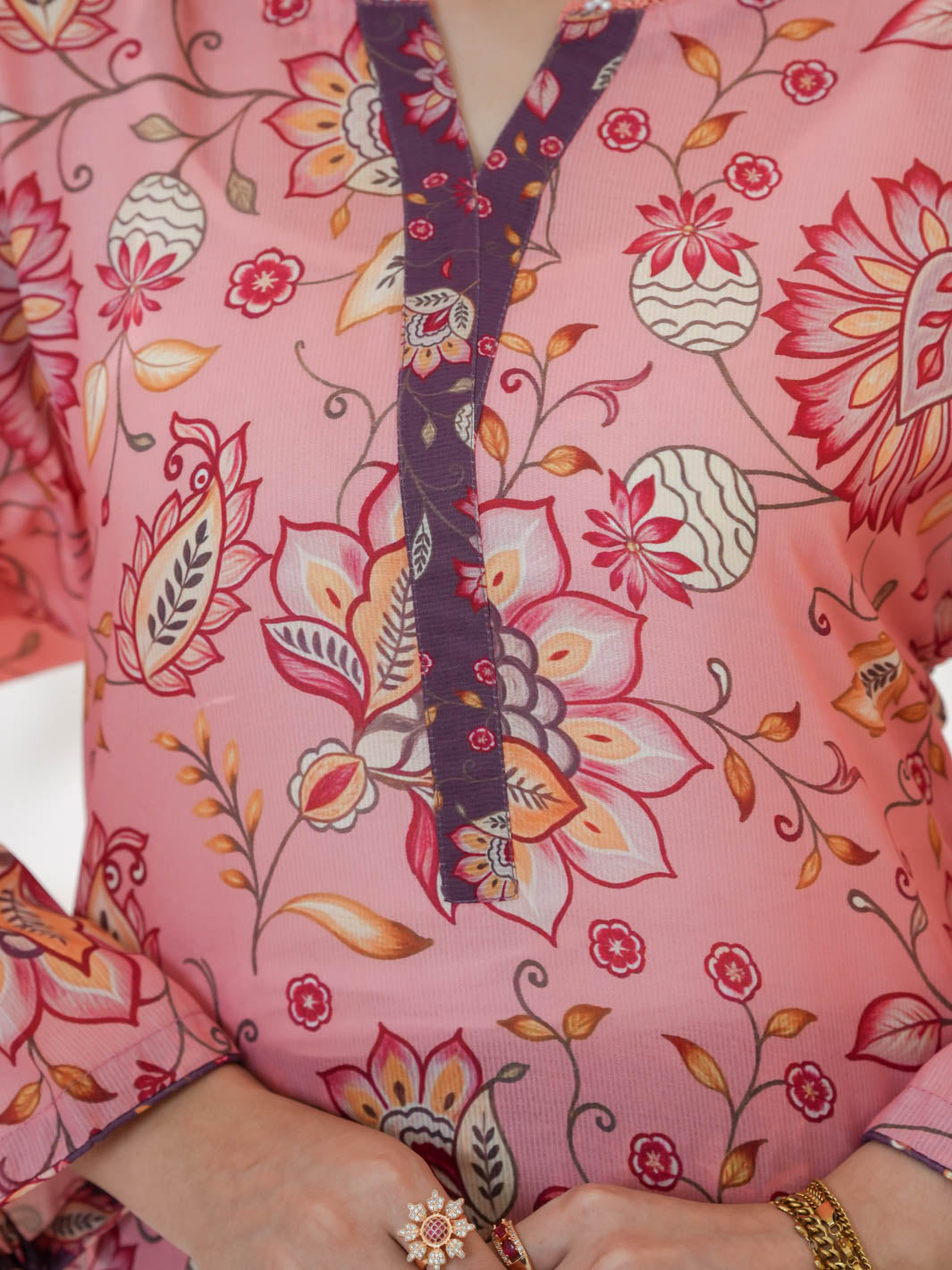 Arshi Co-Ord Set (Dusty Rose)