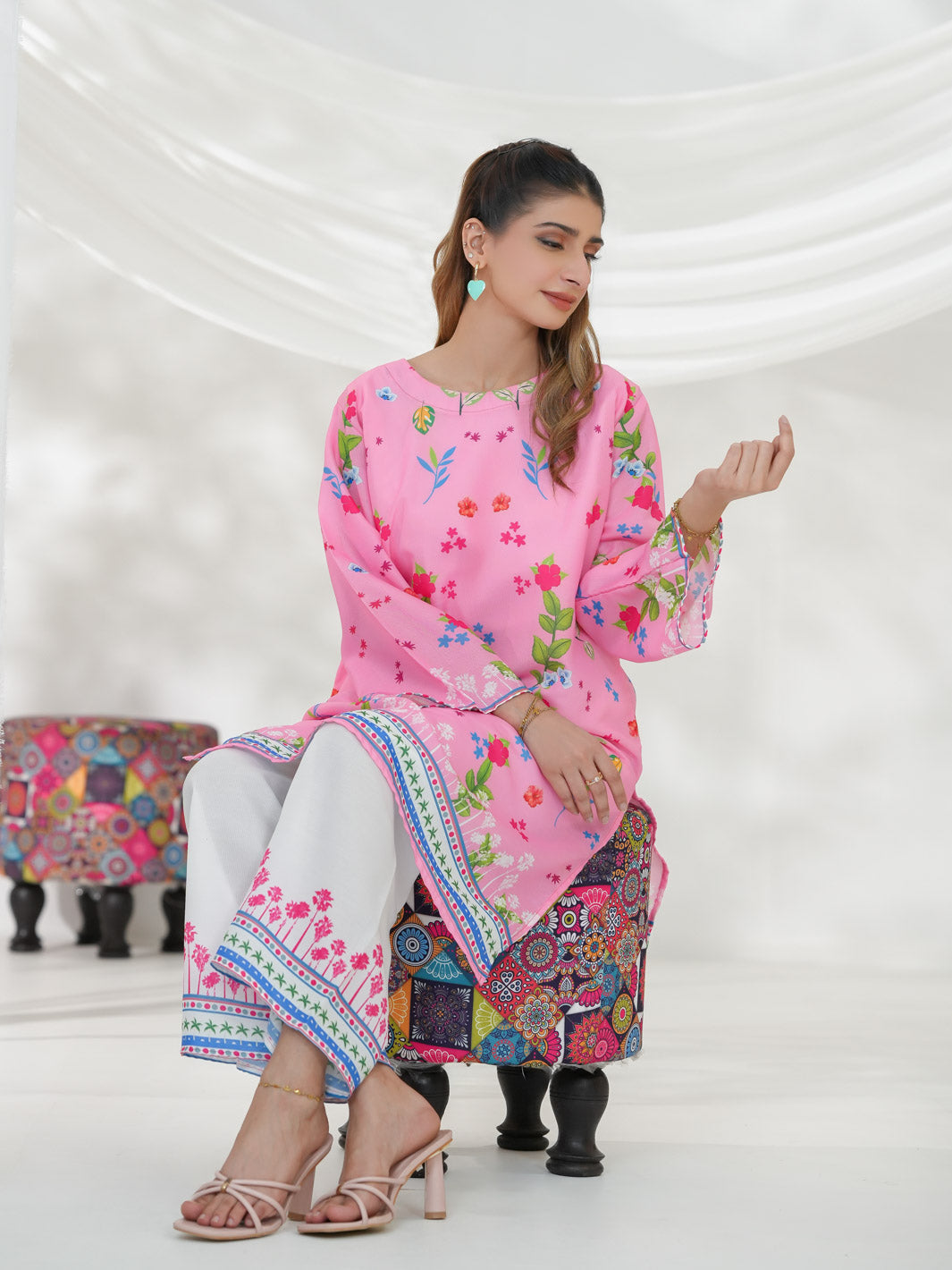 Roshi Co-Ord Set (Pink)