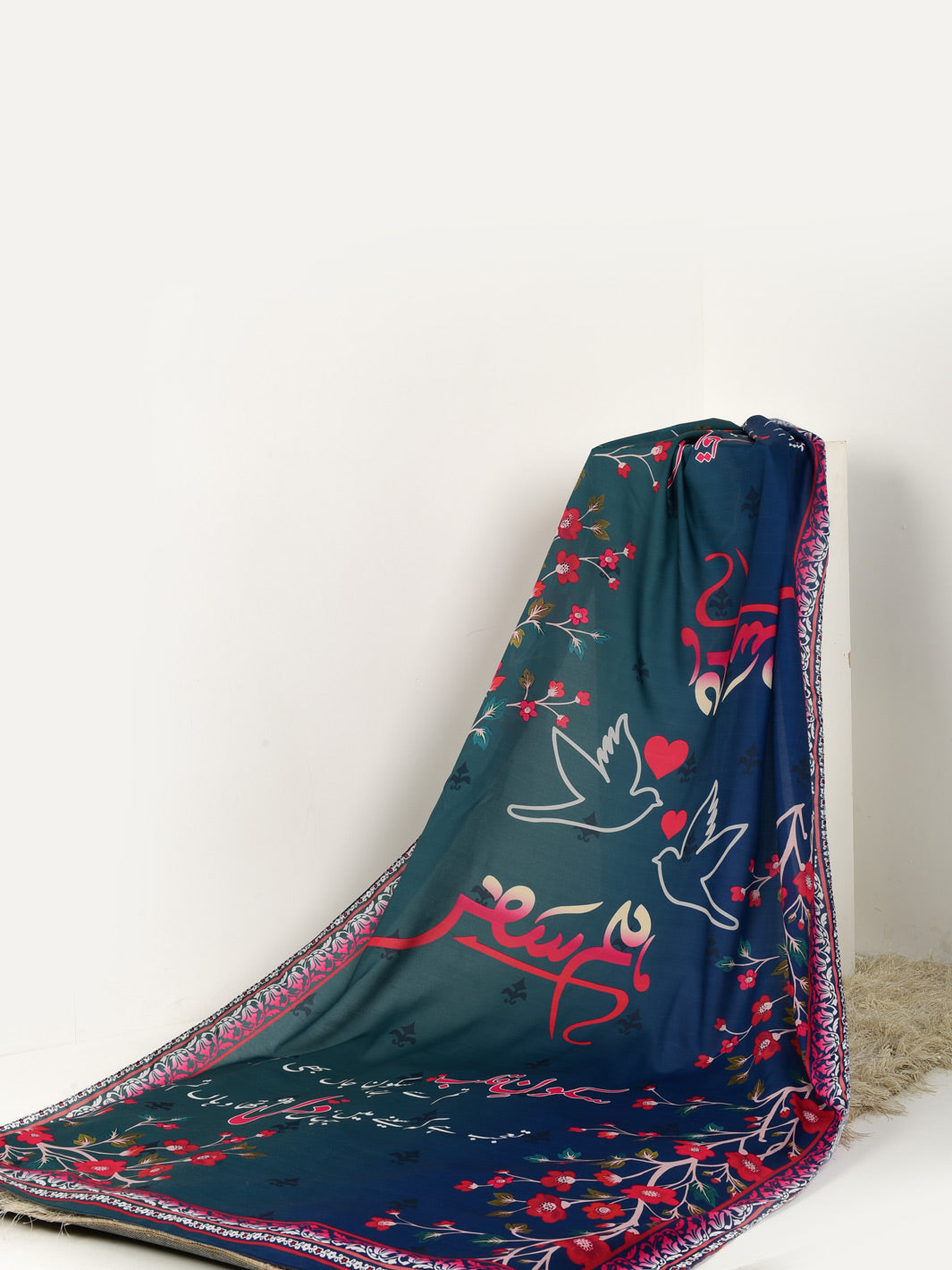 Humsafar Dupatta (Teal)