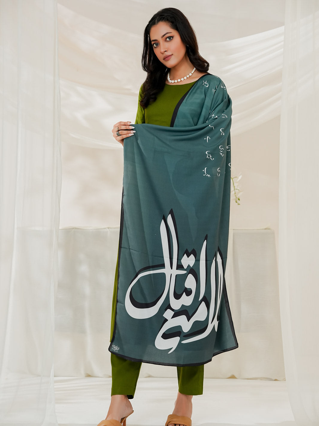 Iqbal K Andaz Dupatta (Green)