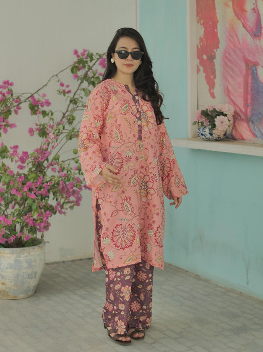 Arshi Co-Ord Set (Dusty Rose)