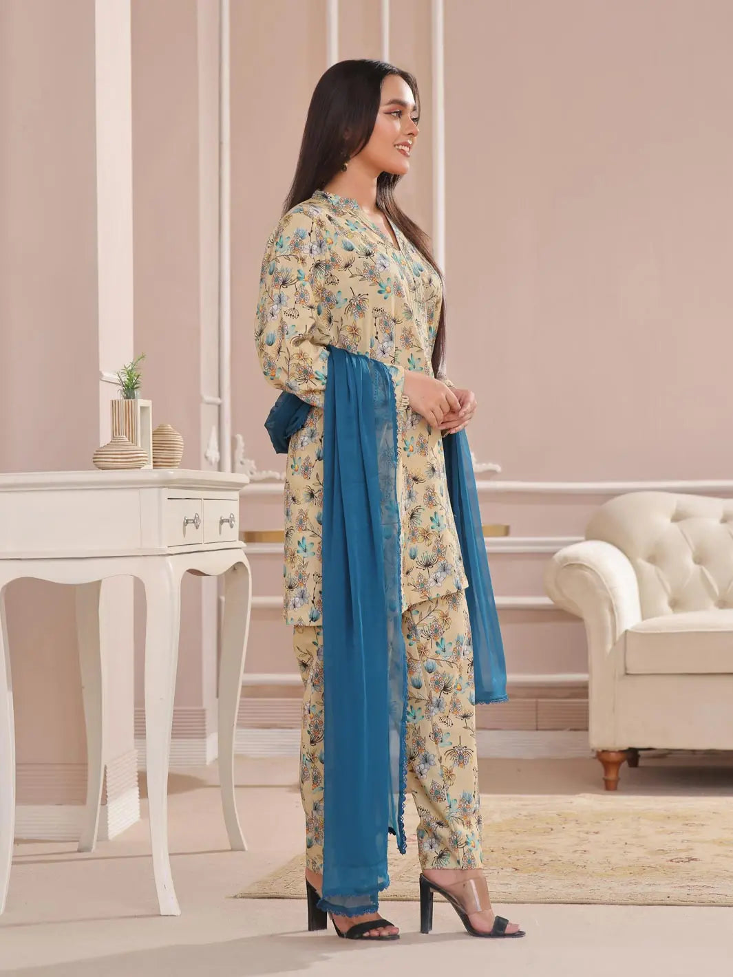 Shumaal | 3 Piece | Cotton Slub