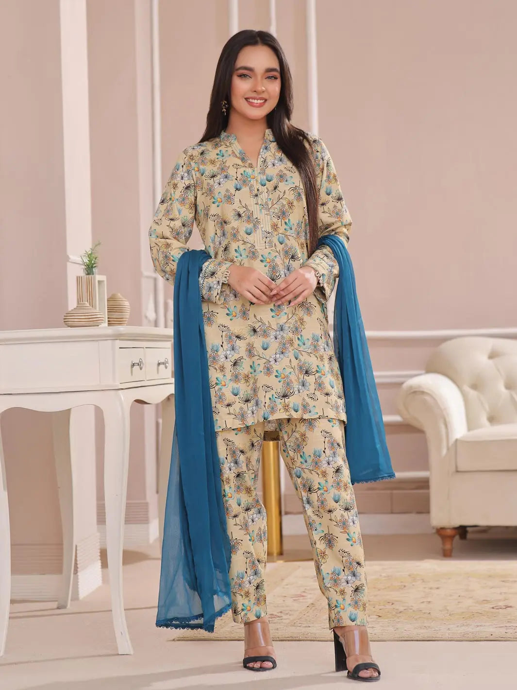 Shumaal | 3 Piece | Cotton Slub