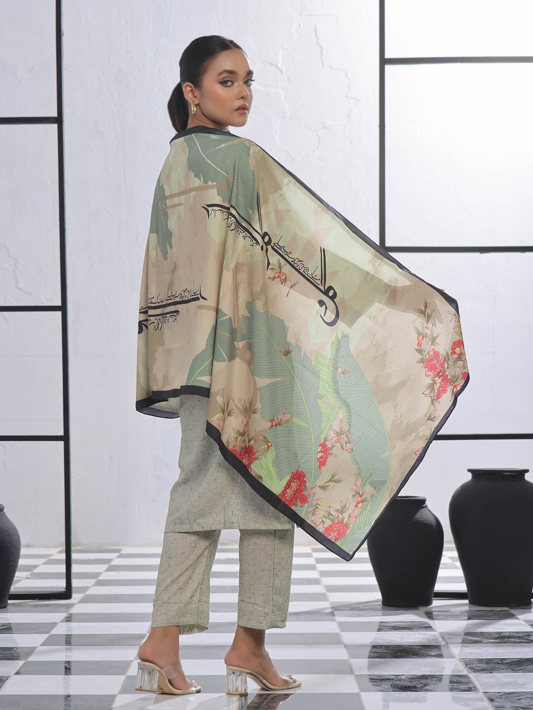 Gulistan Stole(Olive)