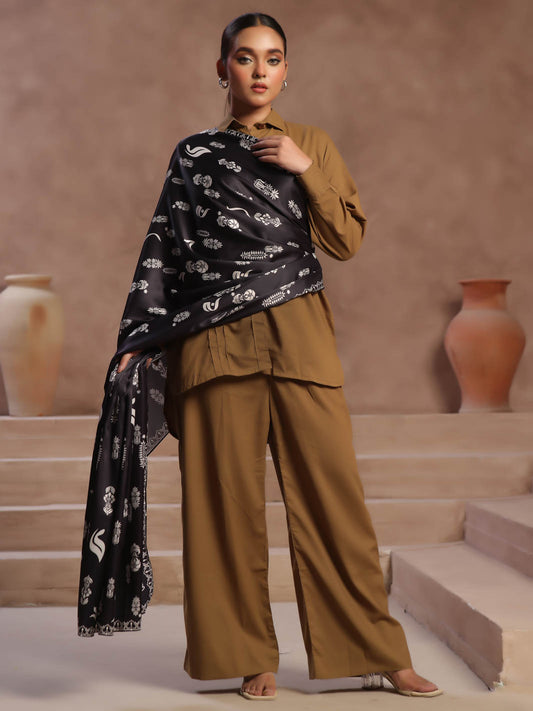 Raqs Voile Dupatta (Black)