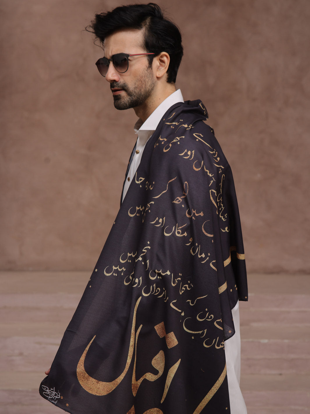 Iqbal Ka chand Stole (Black-Men)