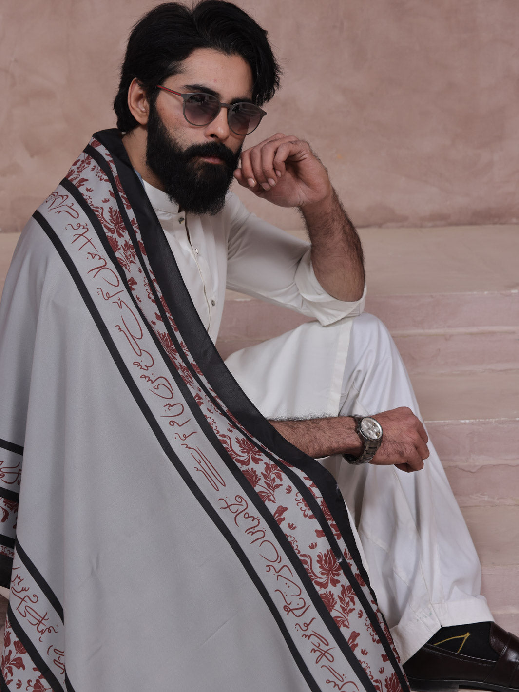 Chahat Stole (Grey - Men)