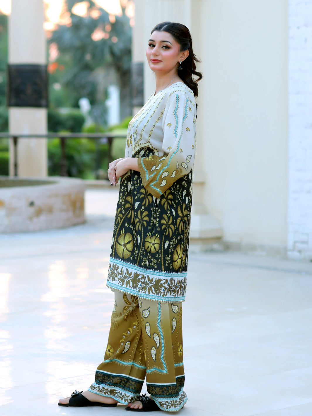 Olive Whisper Winter Co-Ord Set