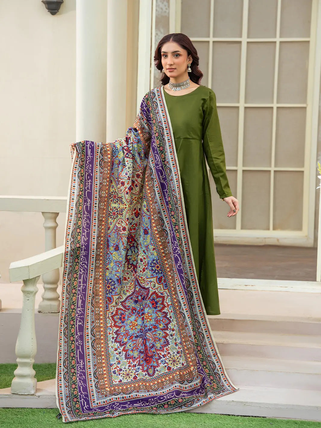 Zamana Dupatta(Blue)