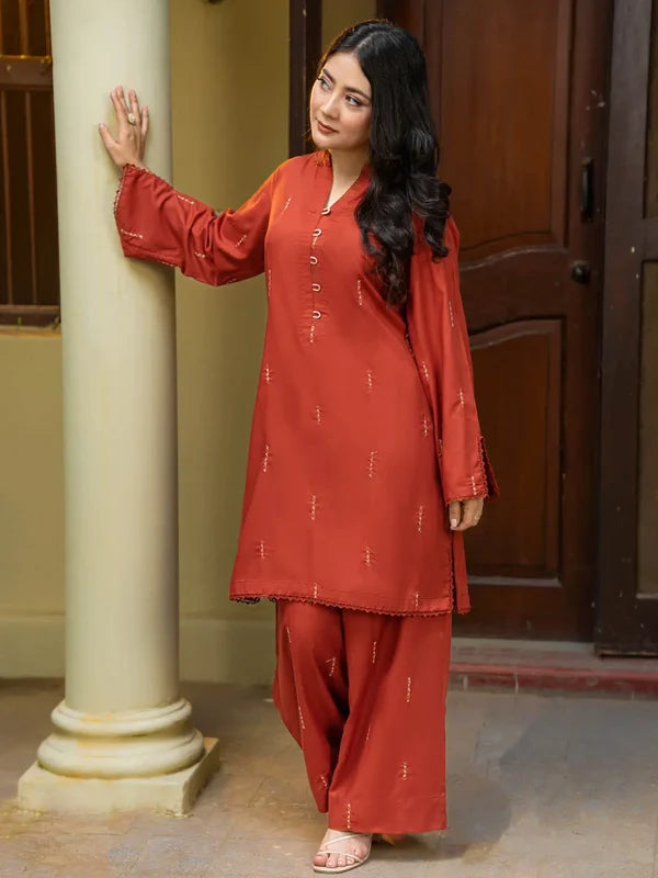 Nafeesa | Co-Ord Set | Rust