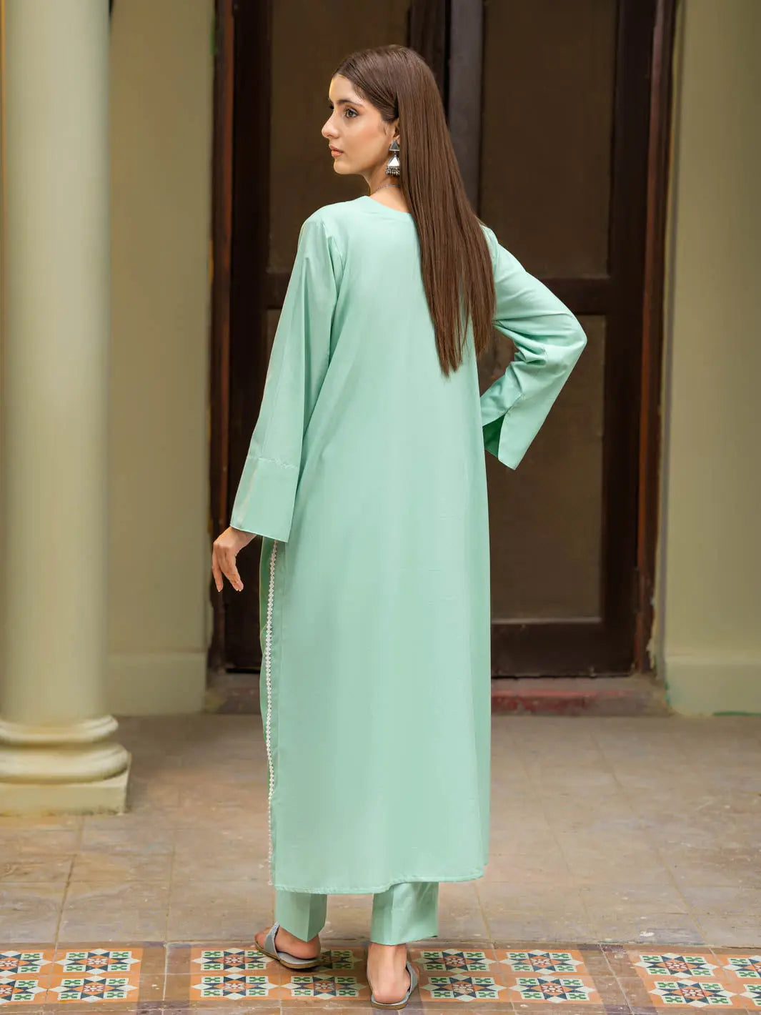 Saath | Co-Ord Set | Ice Green