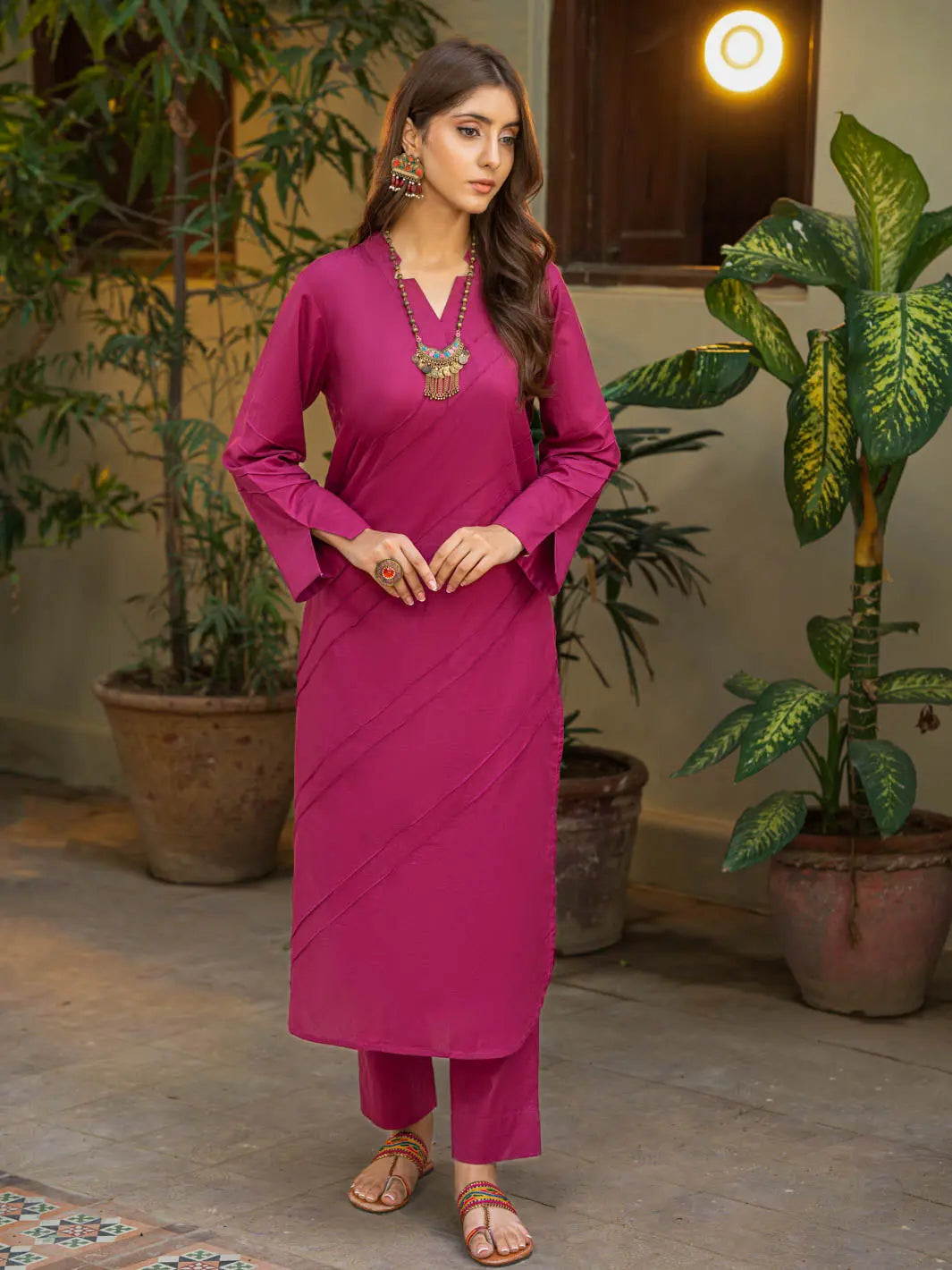 Rangat | Co-Ord | Hot Pink