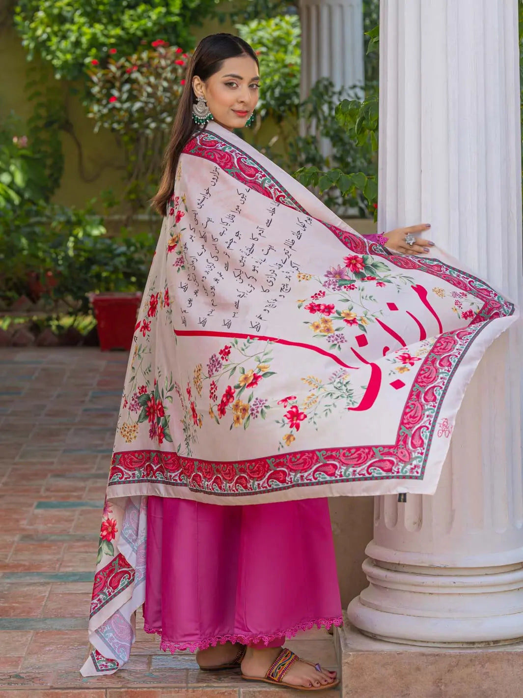 Phool Aur Ghalib  Voile Dupatta